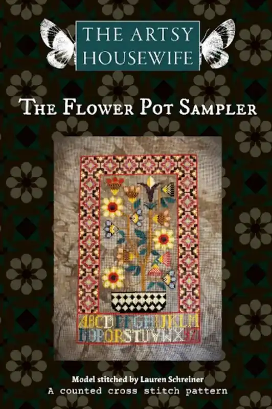 The Flower Pot Sampler by The Artsy Housewife New Arrival