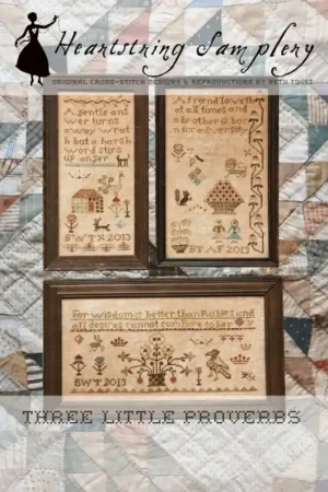 Three Little Proverbs by Heartstring Samplery Free Delivery