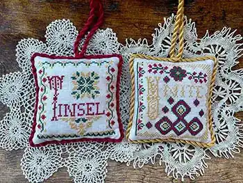 Free Shipping Vintage Christmas Alphabet 9 by Jan Hicks Creates