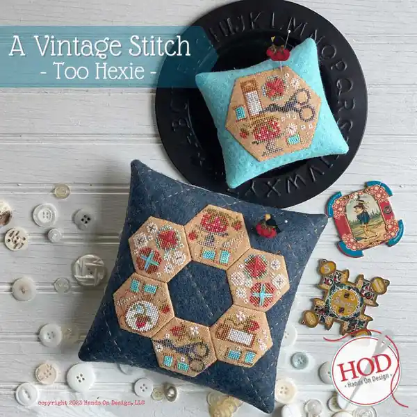 Trending Vintage Stitch Too Hexie by Hands On Design