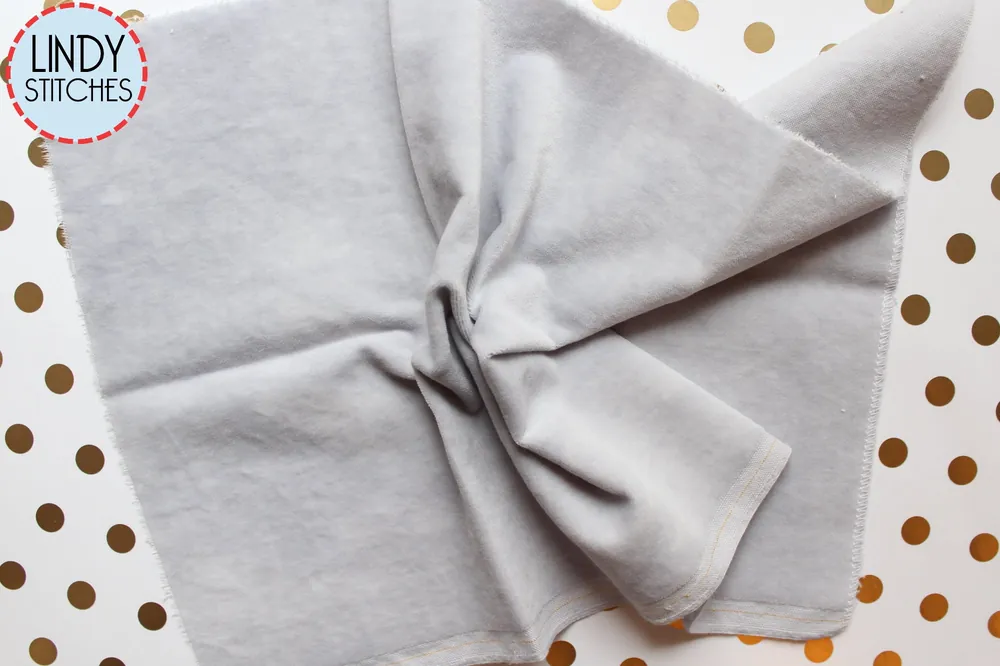 High Quality Sterling Gray Hand Dyed 100% Cotton Velveteen by Lady Dot Creates