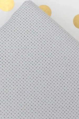16 count Icelandic Gray Aida Cross Stitch Fabric by Wichelt In Demand