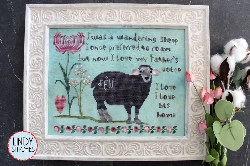 Wandering Sheep Cross Stitch Pattern by Lindy Stitches Free Returns