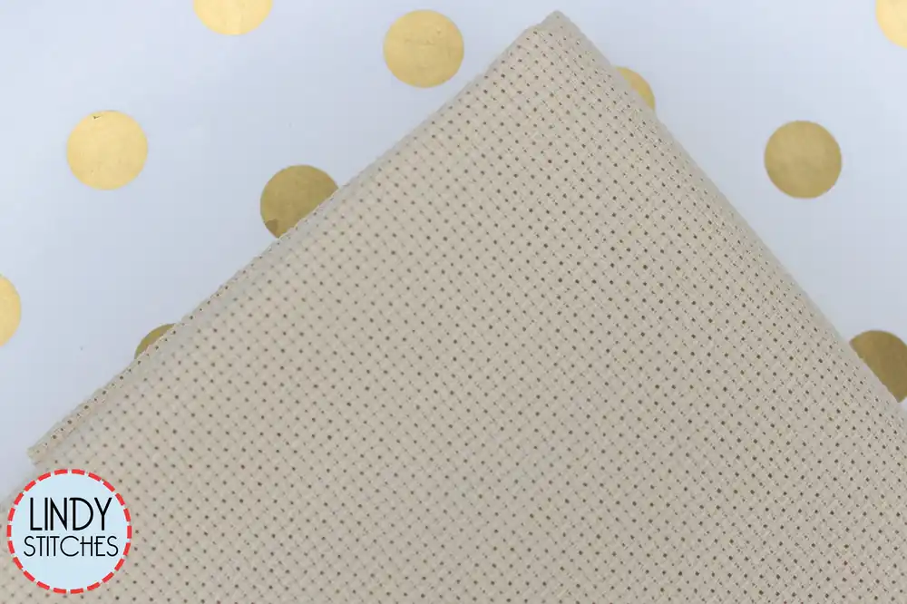 Hassle-Free Returns 14 count Country French Latte Aida by Wichelt Cross Stitch Fabric