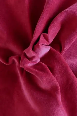 Fresh Stock Chili Hand Dyed 100% Cotton Velveteen by Lady Dot Creates