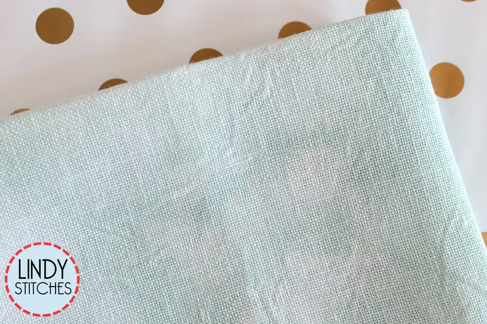 Exclusive Offer 32 count Spearmint Linen Hand Dyed Cross Stitch Fabric by Forbidden Fiber Co
