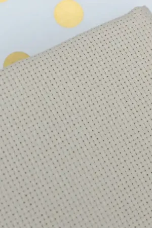 Direct From Manufacturer 14 count White Chocolate Aida Cross Stitch Fabric by Wichelt