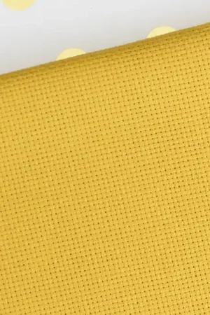 18 count Curry Aida by Zweigart Golden Cross Stitch Fabric Luxury