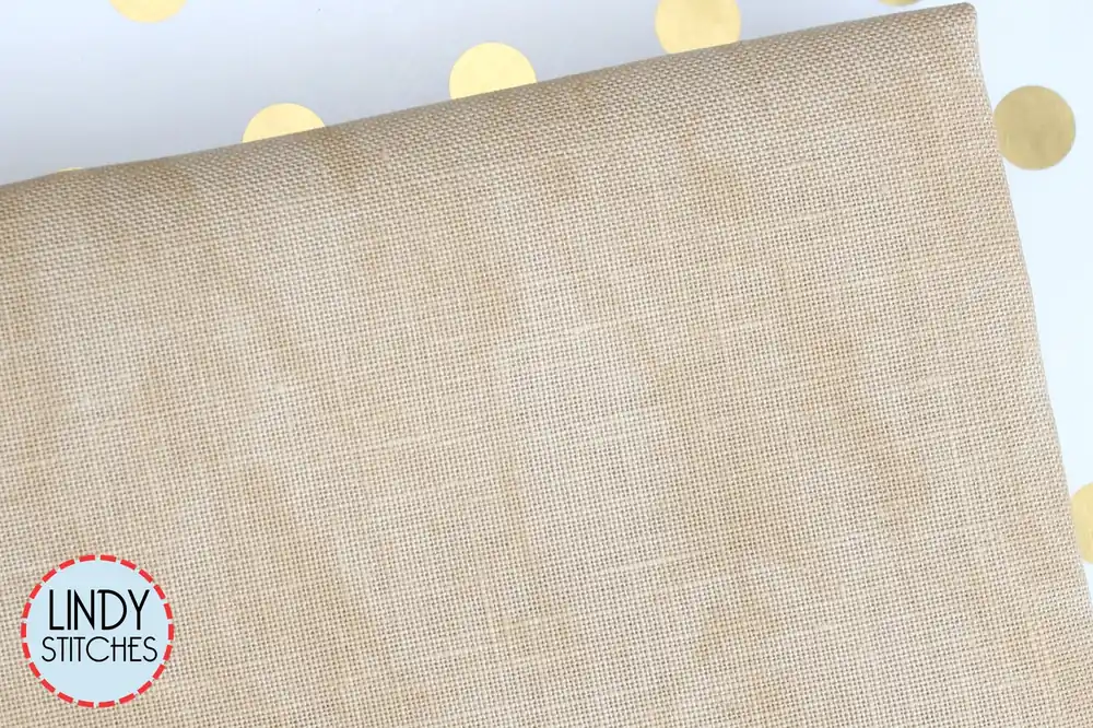 40 count Vintage Country Mocha Newcastle Linen by Zweigart Cross Stitch Fabric Price Drop