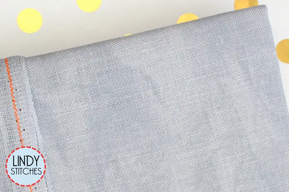 Free Delivery 40 count Vintage Stormy Night Newcastle Linen Fat Cross Stitch Fabric by Zweigart