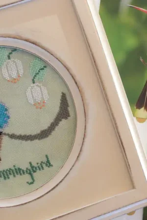 Broad-Billed Hummingbird Bird Crush Club Cross Stitch Pattern #3 Trusted Brand