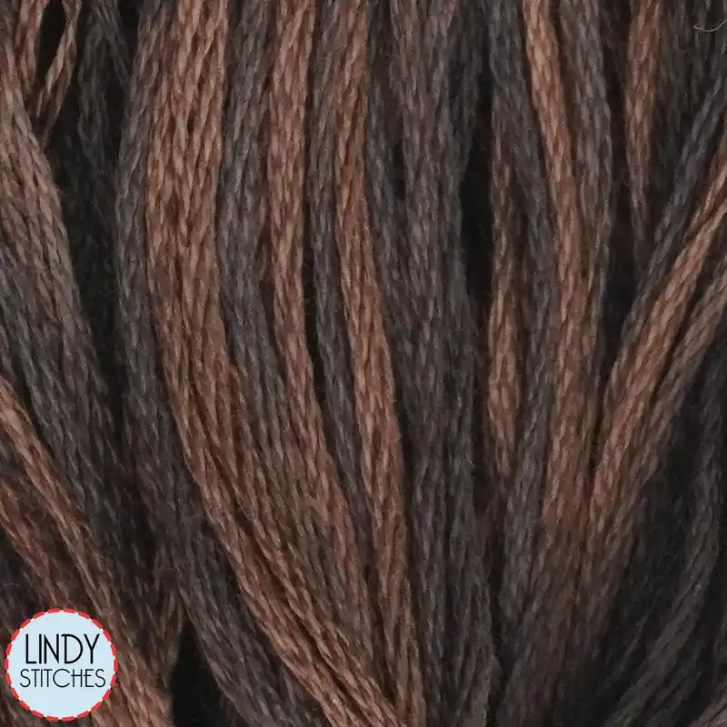 Worldwide Shipping Molasses Weeks Dye Works Floss Hand Dyed Cotton Skein 1268