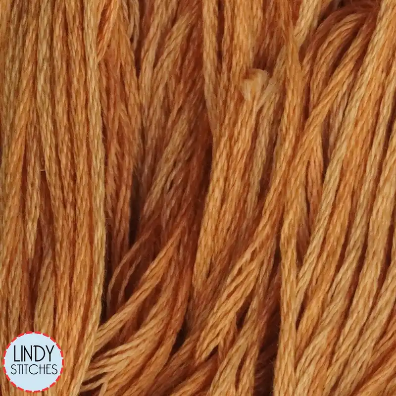 Weekend Sale Marmalade Weeks Dye Works Floss Hand Dyed Cotton Skein 2225a