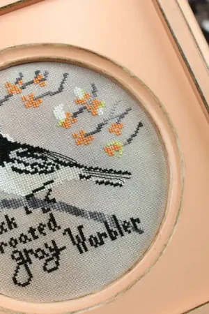 Bargain Black-Throated Gray Warbler Bird Crush Club Cross Stitch Pattern #4