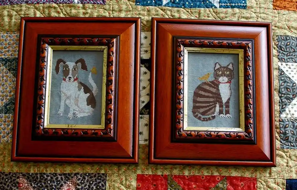 SALE Lead Us Not Into Temptation Cosford Rise Stitchery Cross Stitch Pattern PHYSICAL copy Affordable