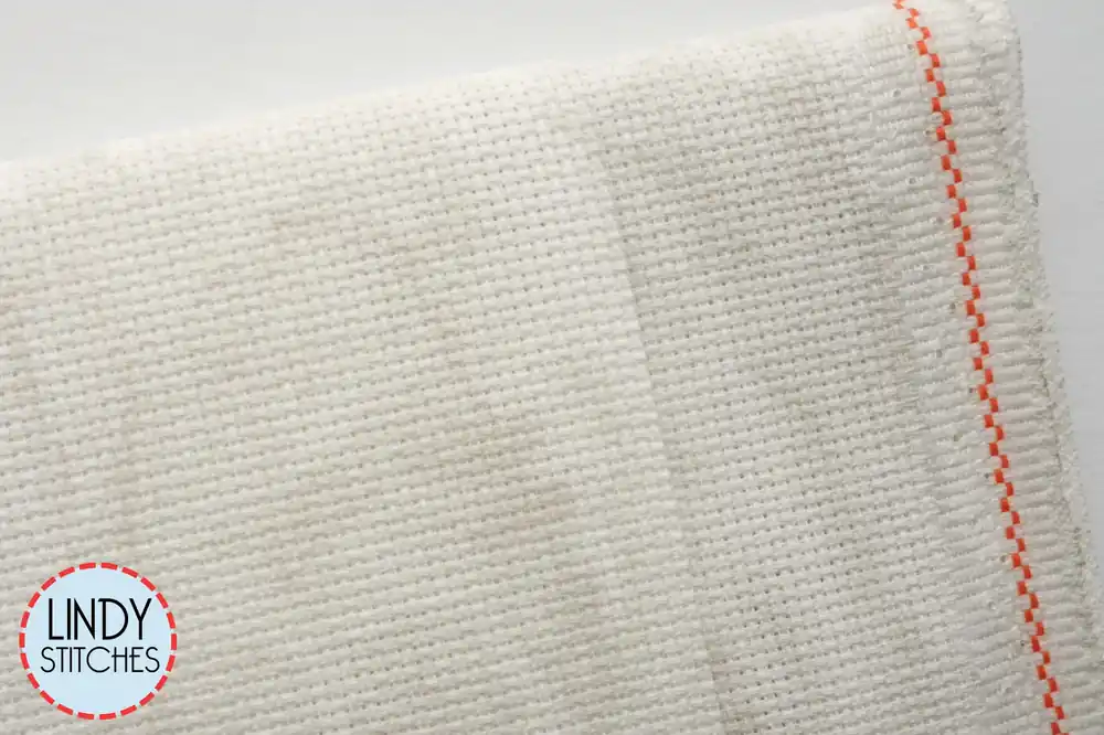18 Count Vintage Smokey White Aida Fat Cross Stitch Fabric by Zweigart Best Seller