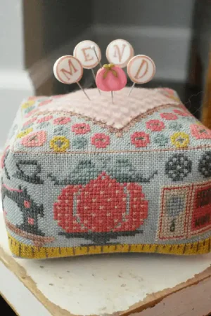 Secure Checkout Mend Block Party Hands on Design Cross Stitch Pattern with Wool Felt