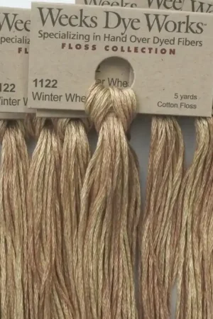 Winter Wheat Weeks Dye Works Floss Hand Dyed Cotton Skein 1122 Shop Now