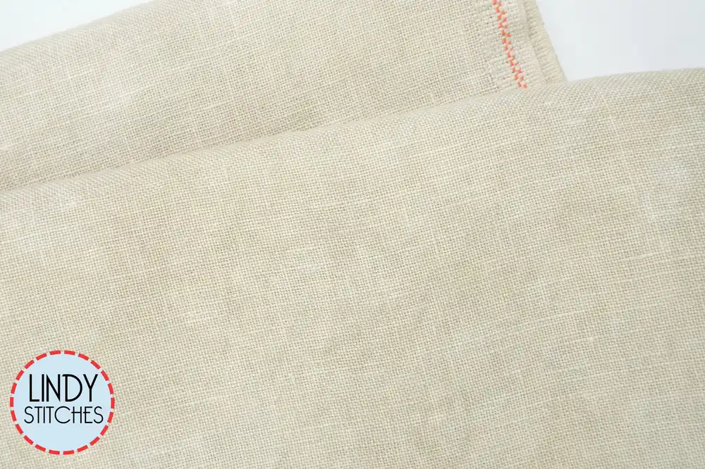 32 Count Toasted Almond Linen Hand Dyed Fabrics by Stephanie Cross Stitch Fabric Exclusive