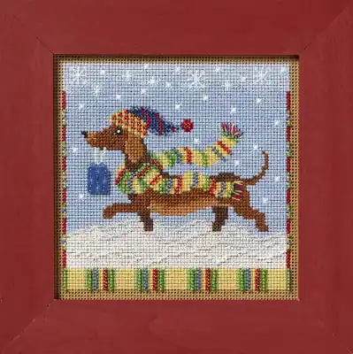 Dashing Dachshund Mill Hill Buttons & Beads Kit New Arrival