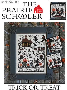 Time-Limited Trick or Treat The Prairie Schooler Cross Stitch Pattern #188 Physical Copy