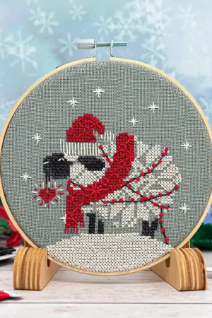 Secure Checkout Snowflake Sheep Ornament Cross Stitch Pattern by Counting Puddles