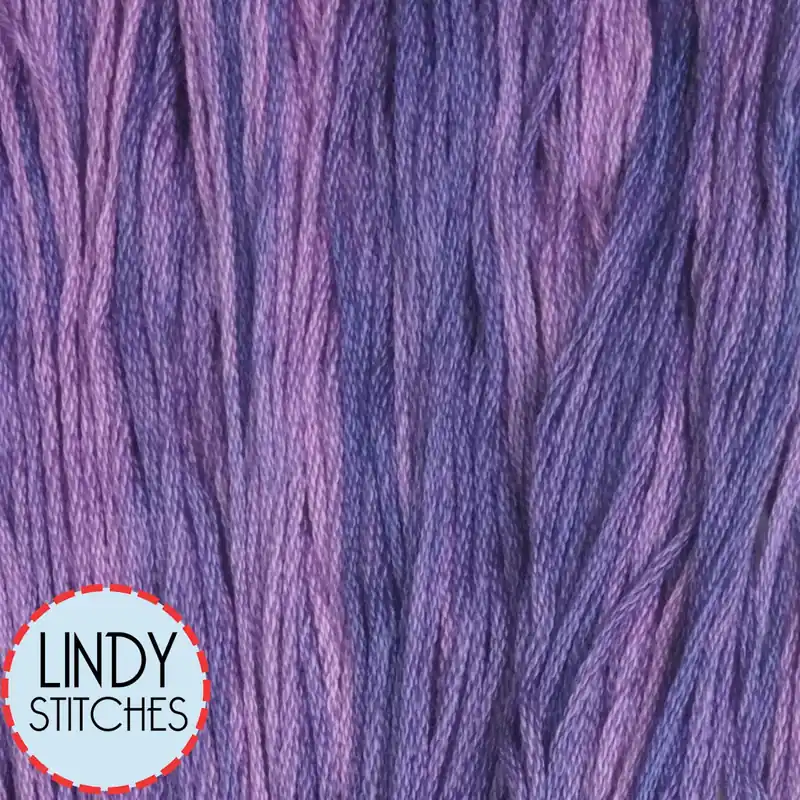 New Release Purple Iris 810 Gentle Art Sampler Thread Overdyed Cotton Floss