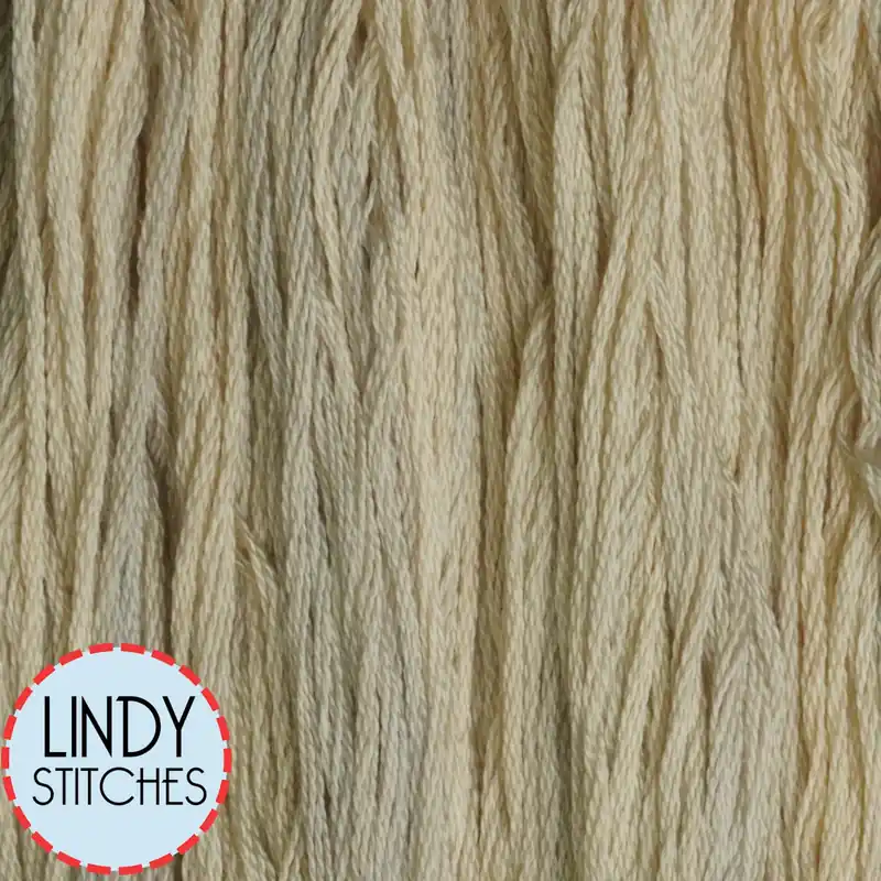 Shaker White 7025 Gentle Art Shaker Thread Overdyed Cotton Floss Instant Buy