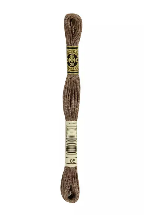08 DMC Six Strand Cotton Embroidery Floss Fresh Stock