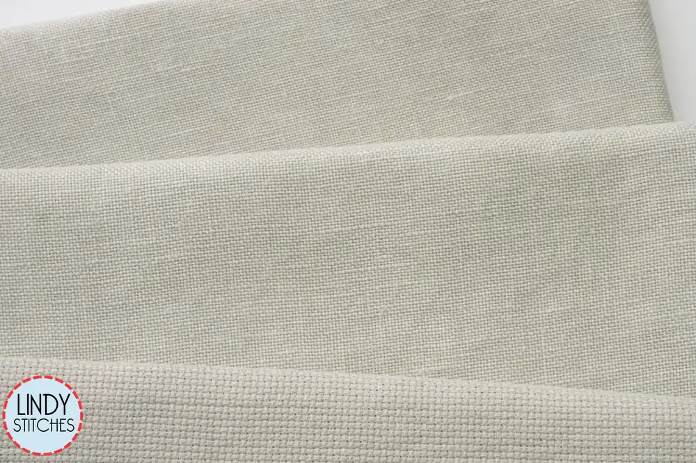 Free Returns 36 Count White Clay Hand Dyed Edinburgh Linen by Fox and Rabbit
