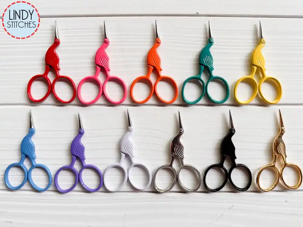 Storklette Embroidery Scissors by Kelmscott Designs Place Order