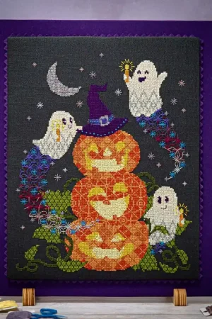 Editor’s Pick Spook-Tacular Party Cross Stitch Pattern by Counting Puddles