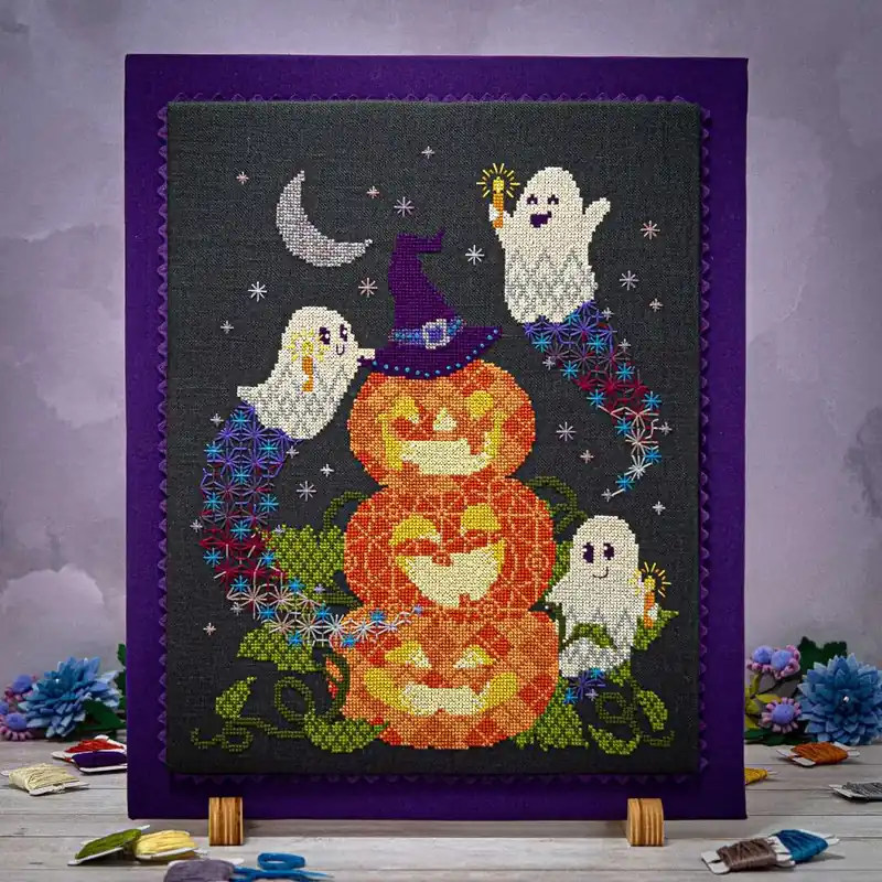 Editor’s Pick Spook-Tacular Party Cross Stitch Pattern by Counting Puddles