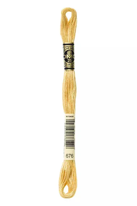 676 DMC Six Strand Cotton Embroidery Floss Save Now