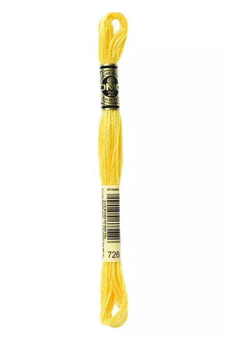 Best Seller 726 DMC Six Strand Cotton Embroidery Floss