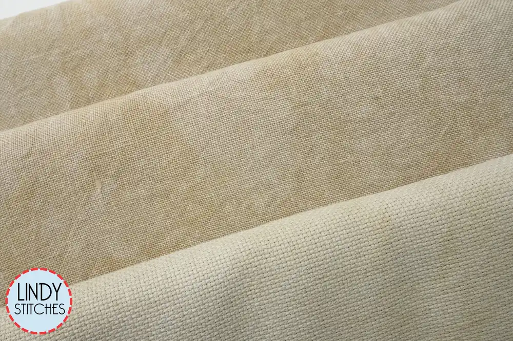Certified 36 count Picture This Plus Wren Edinburgh Linen Hand Dyed Fabric
