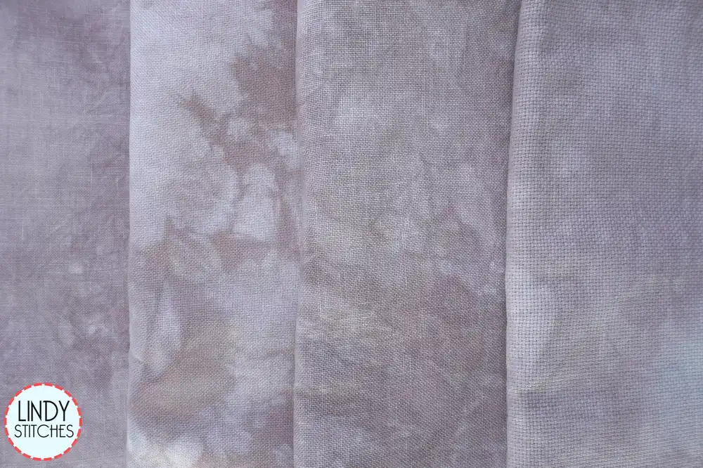 32 Count Blackberry Latte Belfast Linen Hand Dyed Fabrics by Grace Notes Fabrics Trusted Brand