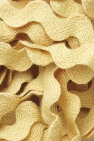 Reduced Price Motherlode Yellow Rick Rack Trim by Lady Dot Creates Hand Dyed 3 Yards