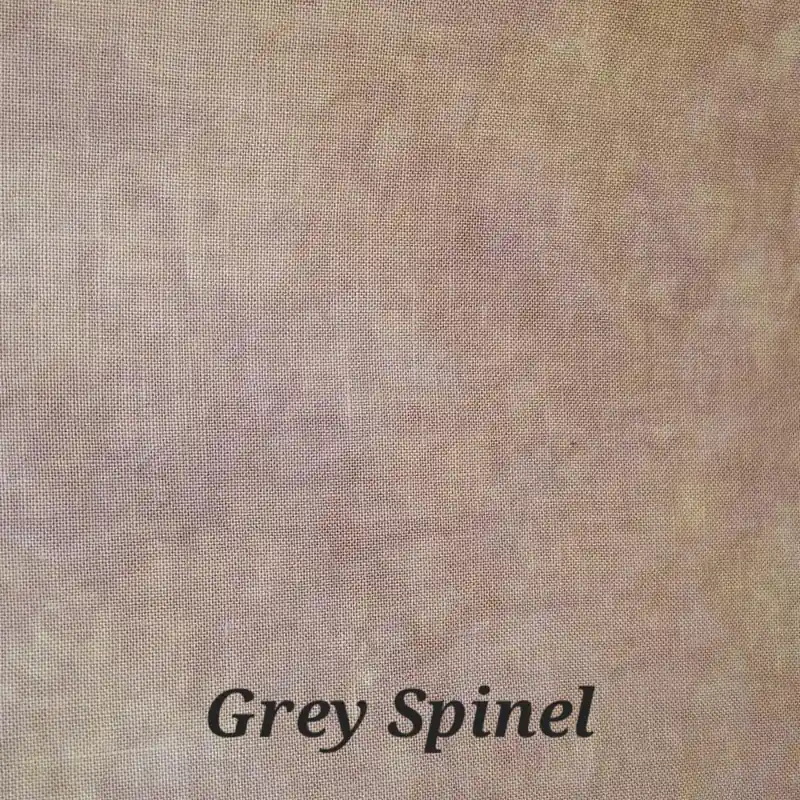 Fast Shipping 16 count Grey Spinel Aida Fiber on a Whim Hand Dyed Cross Stitch Fabric