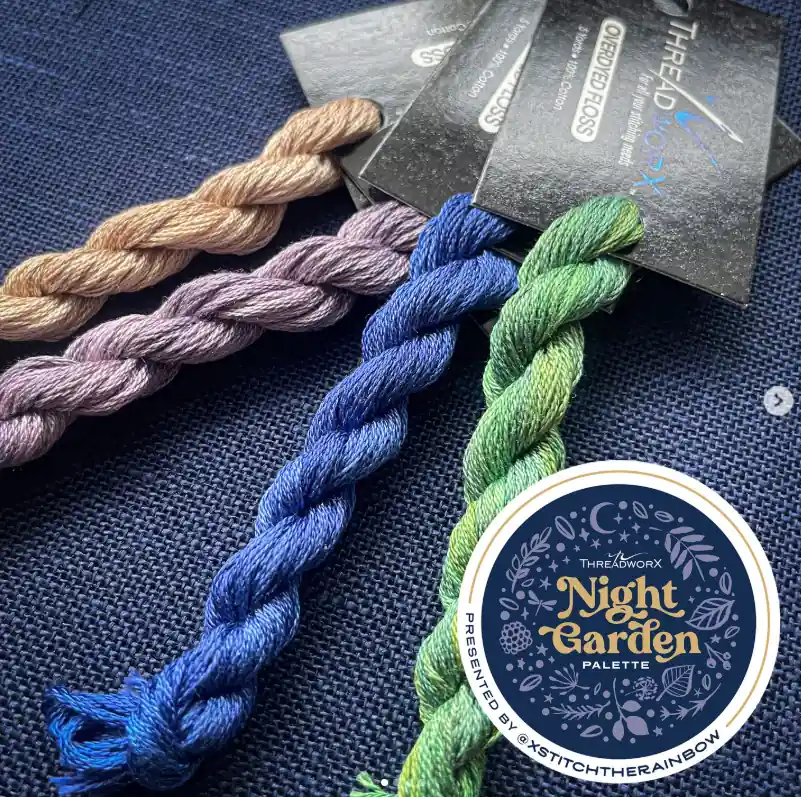Trending Threadworx Night Garden Thread Pack 4 Colors 20 yard Skeins Nashville Market
