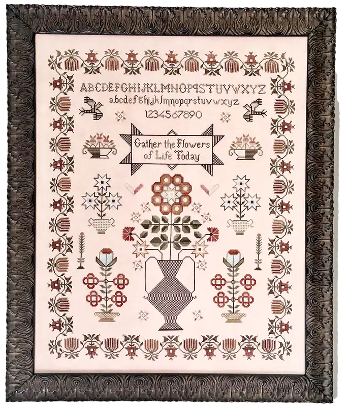 Floral Fantasy Cross Stitch Pattern by Fox and Rabbit Nashville Market Discount