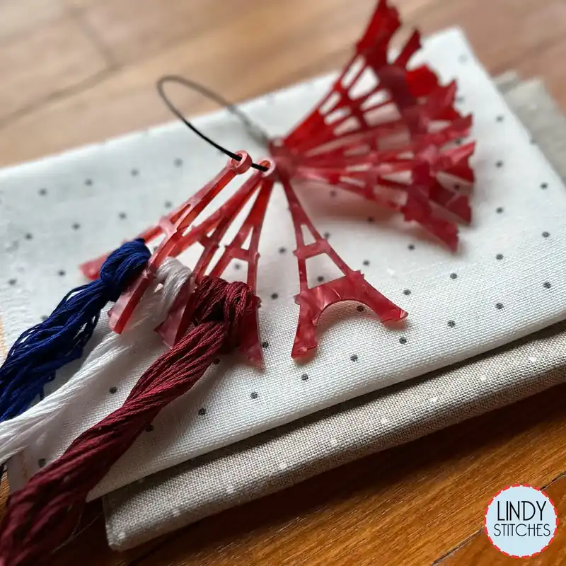 Express Delivery Eiffel Tower Floss Drops by Willoughby Ann Set of 10 Nashville Market