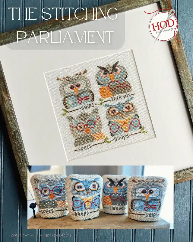 The Stitching Parliament Cross Stitch Pattern by Hands On Design Nashville Market Low Price