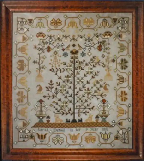 SALE Sarah Dutnel 1818 Cross Stitch Pattern by The Scarlet Letter Direct From Factory