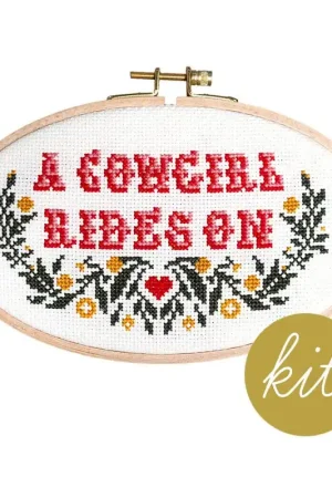 A Cowgirl Rides On Kit Beginner Friendly Premium