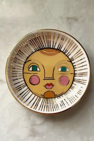 Don’t Miss Out SALE Sun Porcelain Trinket Dish