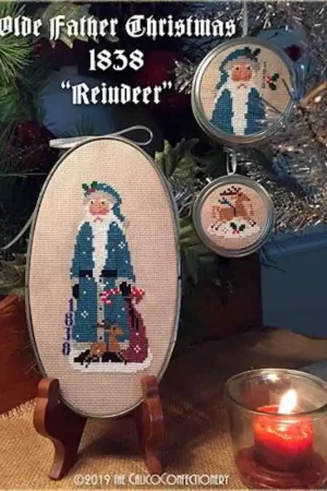 Olde Father Christmas 1838 Cross Stitch Pattern by Calico Confectionery Fan Favorite