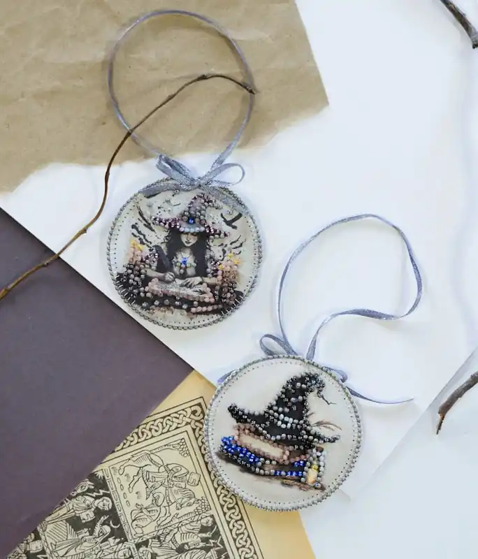 Enchantress Beaded Embroidery Kit by Abris Art Crafted