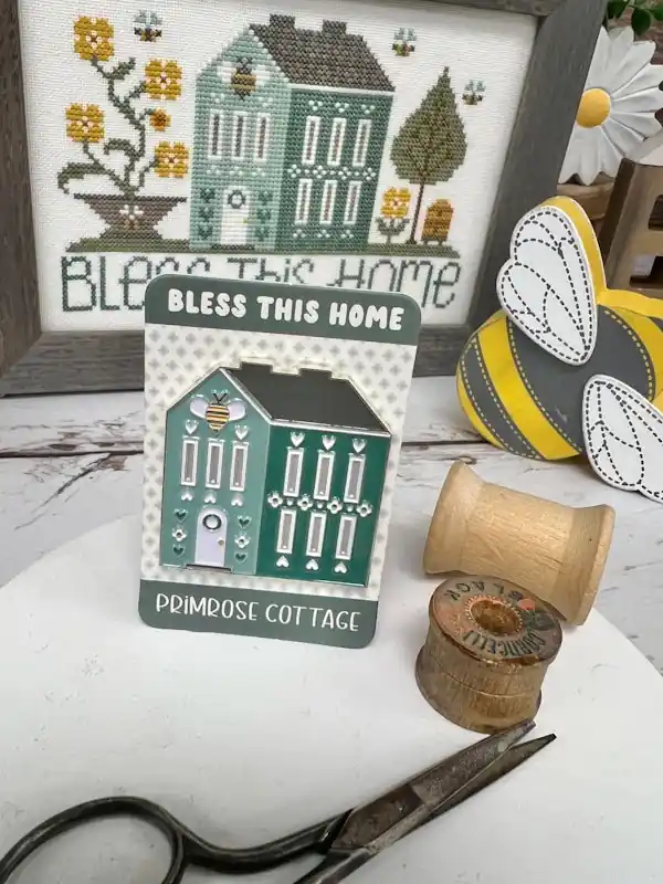 Crafted Bless This Home Needleminder by Primrose Cottage