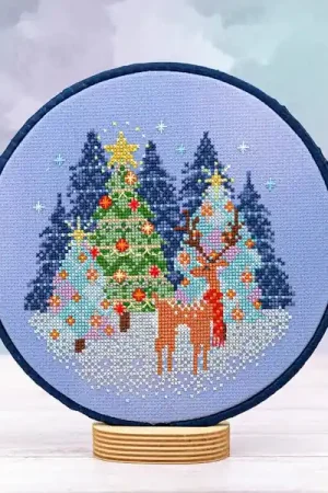 Reduced Price Counting Puddles Reindeer Cheer Cross Stitch Pattern